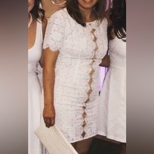 Trina Turk White Lace Dress Size 8 Retail- $350